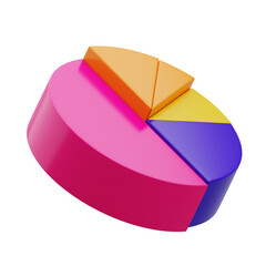 Obraz premium Pie Chart 3D Icon