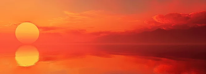 Foto op Canvas Sunrise natural background © MdKamrul