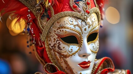 the mysterious Venetian masks