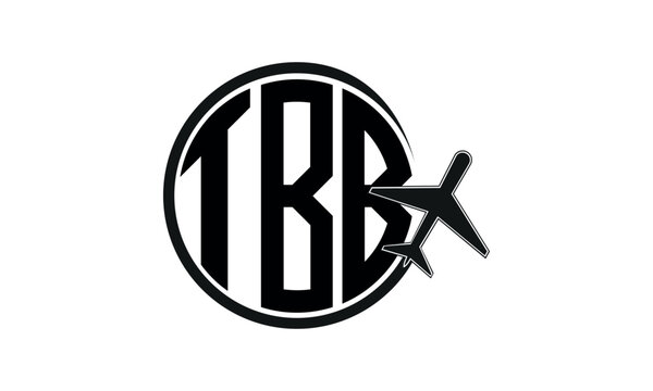TBB three initial letter circle tour & travel agency logo design vector template. hajj Umrah agency, abstract, wordmark, business, monogram, minimalist, brand, company, flat, tourism agency, tourist