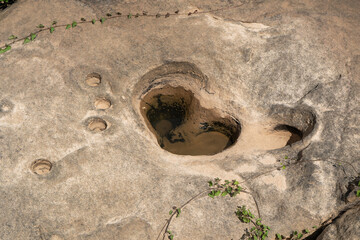 Heart-shaped hole at Kaeng Tana National Park, Ubon Ratchathani, Thailand