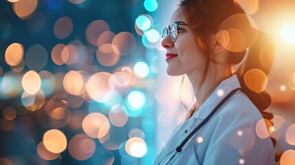 Young femal medical doctor