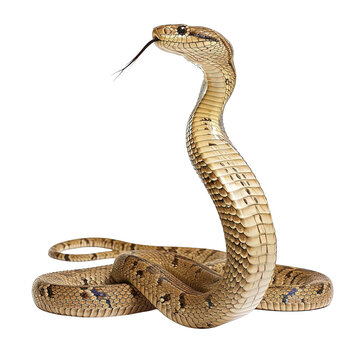 snake in front of background