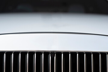 Luxury car front side selective focus