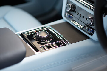 Luxury car Interior detial selective focus