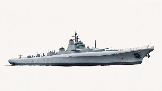 an image of a military ship on a white background