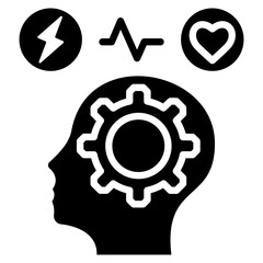 Stress Management Icon Element For Design