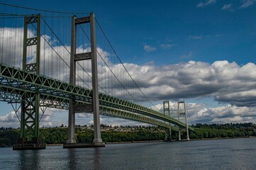 Obraz premium Tacoma Narrows Bridge