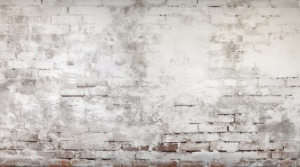 Obraz premium Weathered White Brick Wall