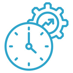 Time Management Icon Element For Design