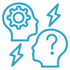 Conflict Resolution Icon Element For Design