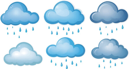 set of weather icons