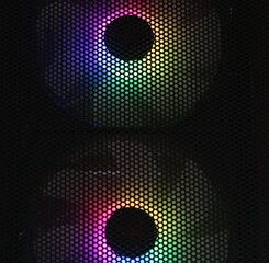 Computer background with different colors