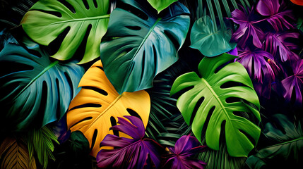 Tropical Paradise - Colourful Jungle