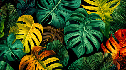 Tropical Paradise - Colourful Jungle