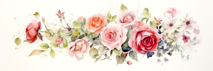 Flower Arrangement - Watercolor Painting