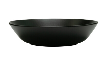 black bowl isolated