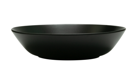 black bowl isolated