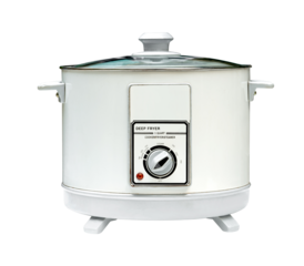 deep fryer machine isolated