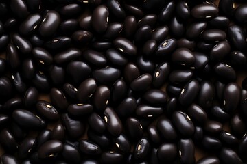 Black beanss background. Fresh black beanss as background.