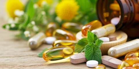 Natural vitamin pills, Alternative medicine