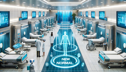 Next-Gen Healthcare: New Normal in a Facility with Holographic Interfaces