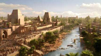 The great city of Babylon