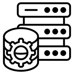 Database Icon Element For Design