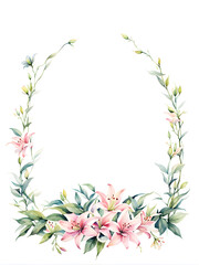 watercolor-minimalist-floral-frame-on-a-pure-white-background-bursts-of-vivid-colors-for-a-charming