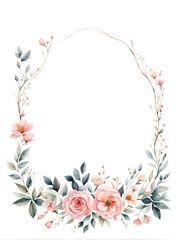 watercolor-minimalist-floral-frame-on-a-pure-white-background-bursts-of-vivid-colors-for-a-charming