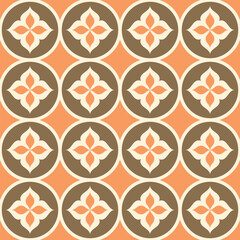 retro seamless ornamental pattern - 718561858