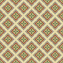 retro seamless ornamental pattern - 718561874