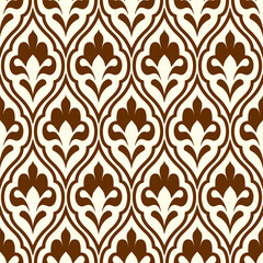 retro seamless ornamental pattern - 718562059