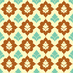 retro seamless ornamental pattern - 718562077