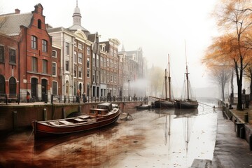 Visiting the Anne Frank House in Amsterdam, Netherlands.