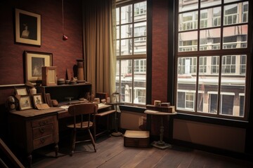 Visiting the Anne Frank House in Amsterdam, Netherlands.