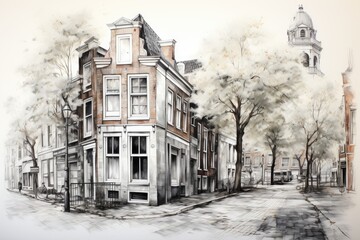 Visiting the Anne Frank House in Amsterdam, Netherlands.