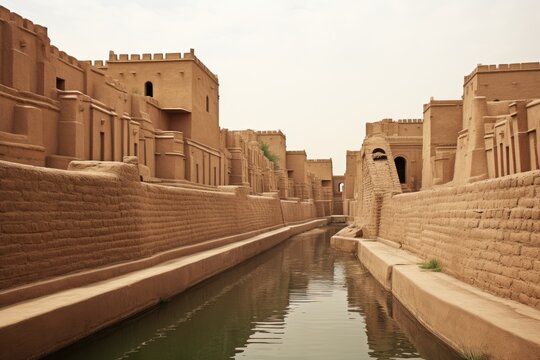 Exploring the ancient city of Babylon, Iraq.