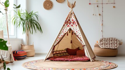 Indian tent or teepee for children.