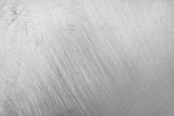 Texture of old aluminum metal with scratch for background. - obrazy, fototapety, plakaty