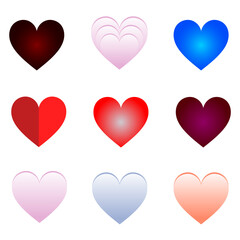 Happy Valentines Day, valentine's day concept for greeting card, celebration, ads, branding, cover, label, sales. Valentine's Day Minimal Heart Design Card.