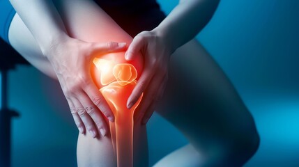 Knee Pain and Injury, Knee X-ray Anatomy, Emphasizing the Bones and Potential injuries
