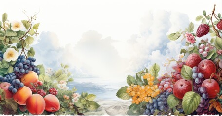Obraz na płótnie Canvas easter background with eggs and flowers