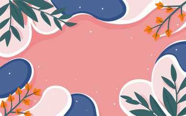 Abstract tulip background poster. Good for fashion fabrics, postcards, email header, wallpaper, banner, events, covers, advertising, and more. Valentine's day, women's day, mother's day background.