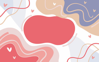 Abstract tulip background poster. Good for fashion fabrics, postcards, email header, wallpaper, banner, events, covers, advertising, and more. Valentine's day, women's day, mother's day background.