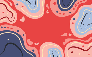 Abstract tulip background poster. Good for fashion fabrics, postcards, email header, wallpaper, banner, events, covers, advertising, and more. Valentine's day, women's day, mother's day background.