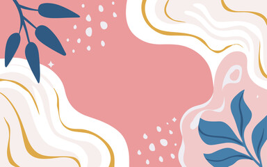 Abstract tulip background poster. Good for fashion fabrics, postcards, email header, wallpaper, banner, events, covers, advertising, and more. Valentine's day, women's day, mother's day background.