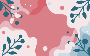 Abstract tulip background poster. Good for fashion fabrics, postcards, email header, wallpaper, banner, events, covers, advertising, and more. Valentine's day, women's day, mother's day background.