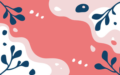 Abstract tulip background poster. Good for fashion fabrics, postcards, email header, wallpaper, banner, events, covers, advertising, and more. Valentine's day, women's day, mother's day background.