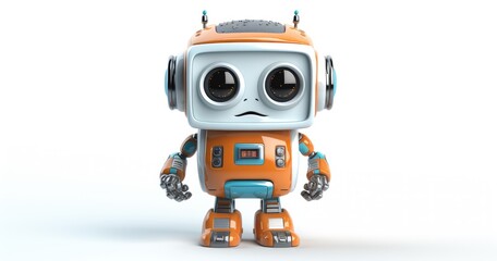 orange robot toy